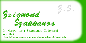 zsigmond szappanos business card